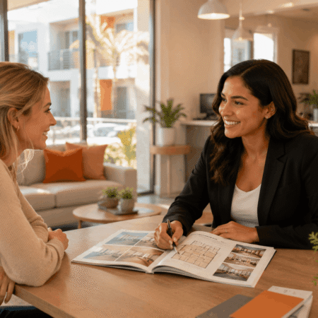 Student reviewing Student Housing Lease Timeline